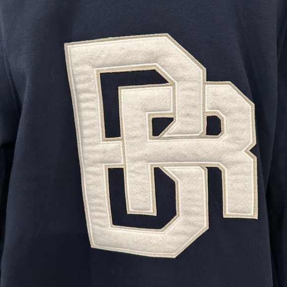 Banana Republic Preppy Brand Logo Sweater-Ivy League-Navy- Size Medium - Picture 5 of 6